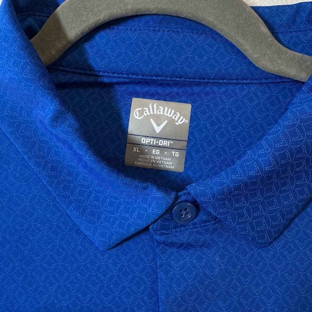 Callaway Men's Vibrant Blue Polo
NWT